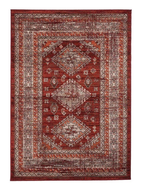 Tapis oriental tissé motif ethnique LYN1 DAZOR - Kiabi