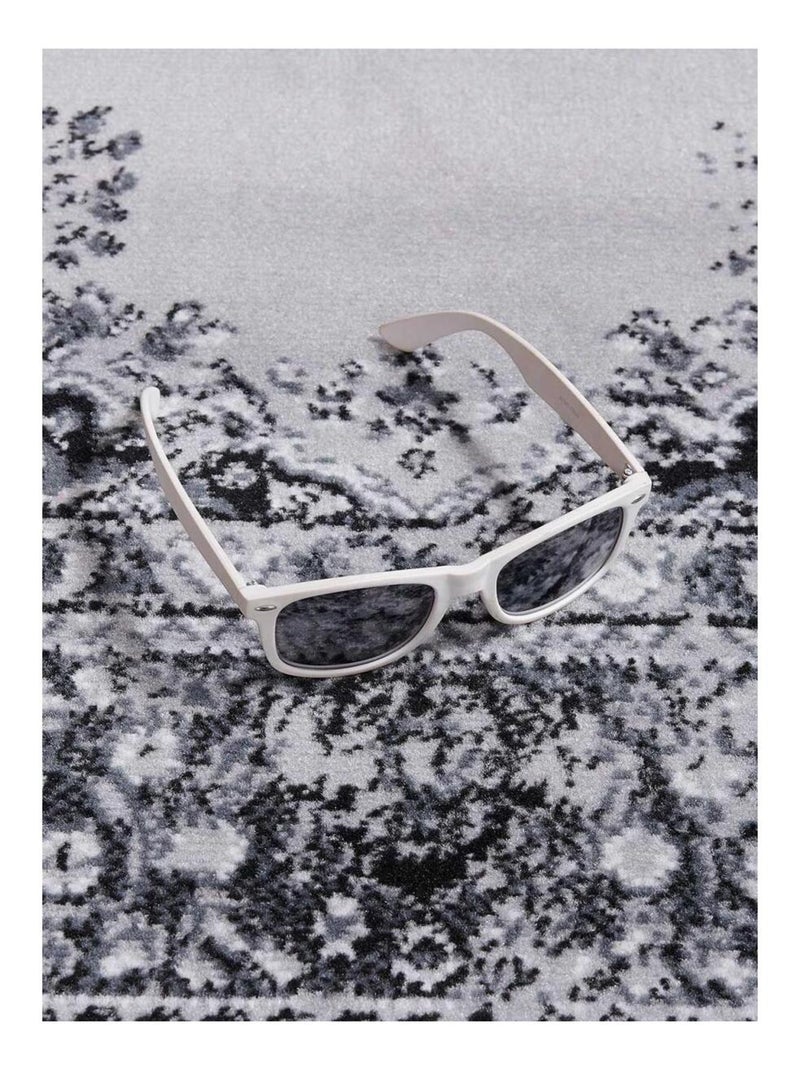 Tapis oriental tissé motif ethnique LYN1 VINTOR Noir - Kiabi