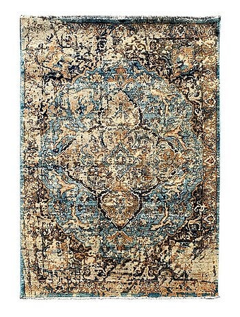 Tapis oriental tissé motif ethnique MADALLIA