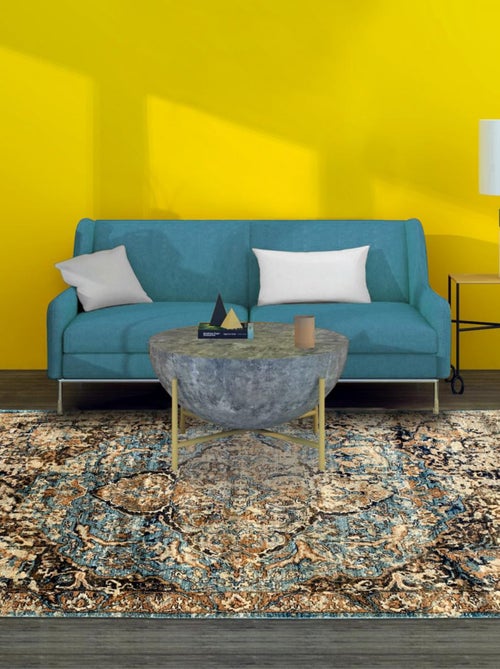 Tapis oriental tissé motif ethnique MADALLIA - Kiabi