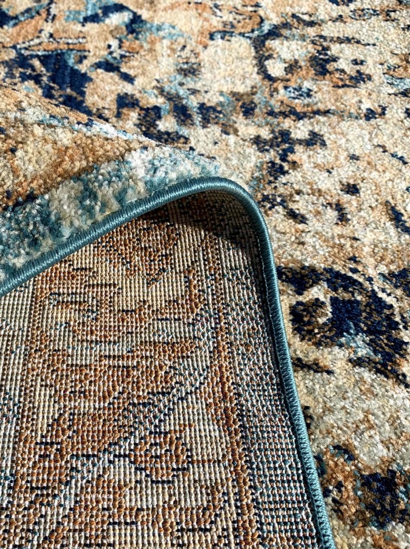 Tapis oriental tissé motif ethnique MADALLIA Marron - Kiabi