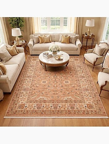 Tapis oriental tissé motif traditionnel CHOBAY AD