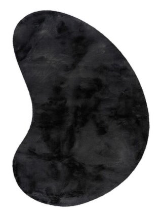 Tapis original effet peau de mouton doux uni Rocco