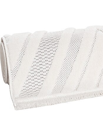 Tapis Oslo Beige Géométrique en Relief