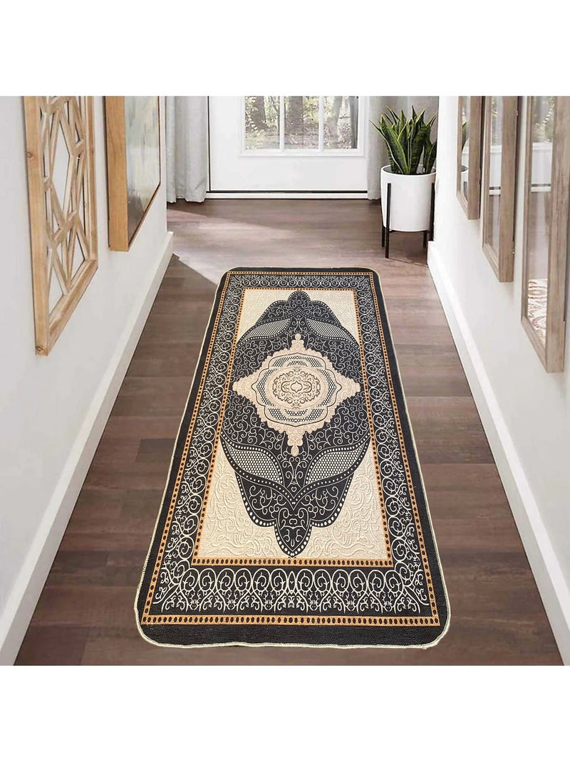 Tapis OTTOMAN Noir Noir - Kiabi