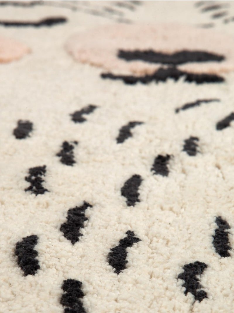 Tapis Ours Odino en Coton Beige - Kiabi