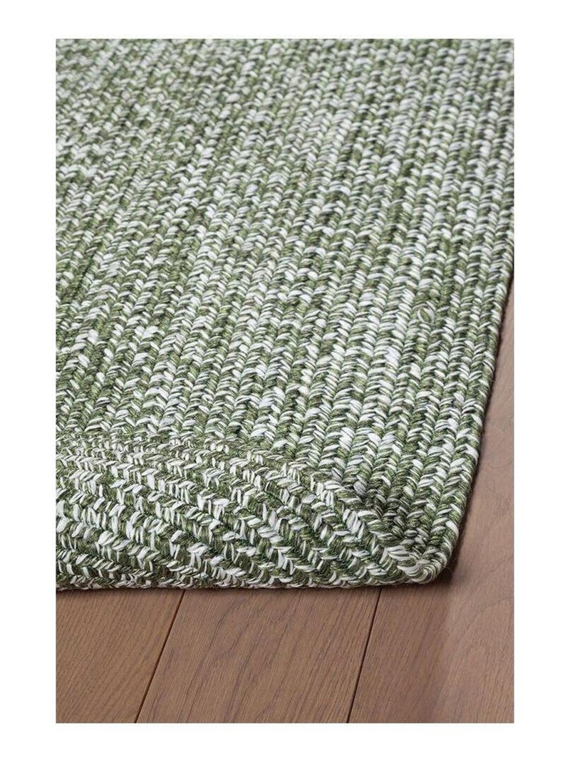 Tapis oval plat intérieur et extérieur design Tasy Vert - Kiabi