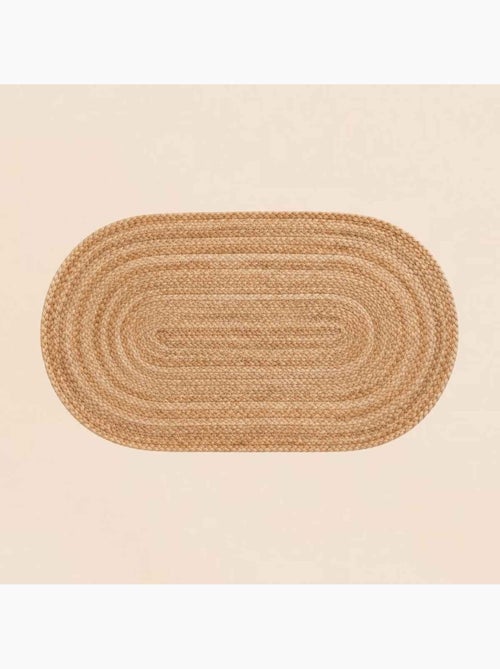 Tapis ovale en jute 120x170cm - Kiabi Tapis ovale en jute 120x170cm - Kiabi
