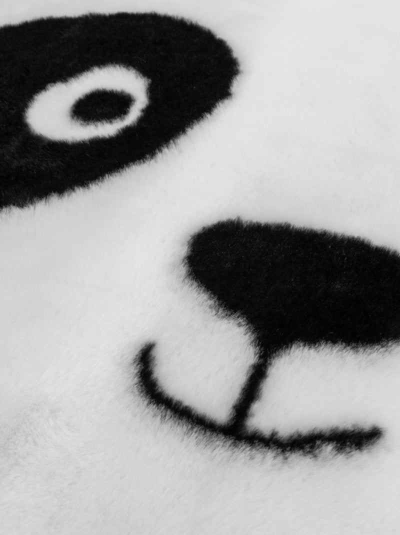 Tapis PANDA diamètre 100cm rond Blanc - Kiabi