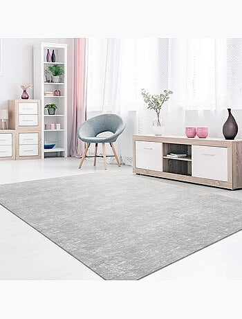 Tapis de salon 160x230 cm Polyester Uni Vert