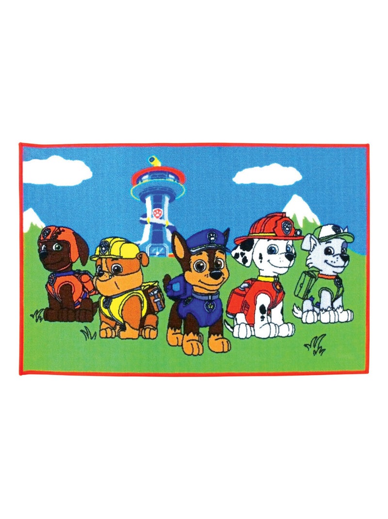 Tapis Pat Patrouille Zuma, Ruben, Chase, Marcus, Rocky - 80x120cm Multicolore - Kiabi