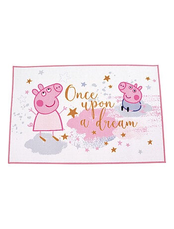 Tapis Peppa pig rose - 80x120 cm