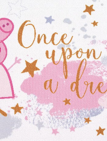 Tapis Peppa pig rose - 80x120 cm