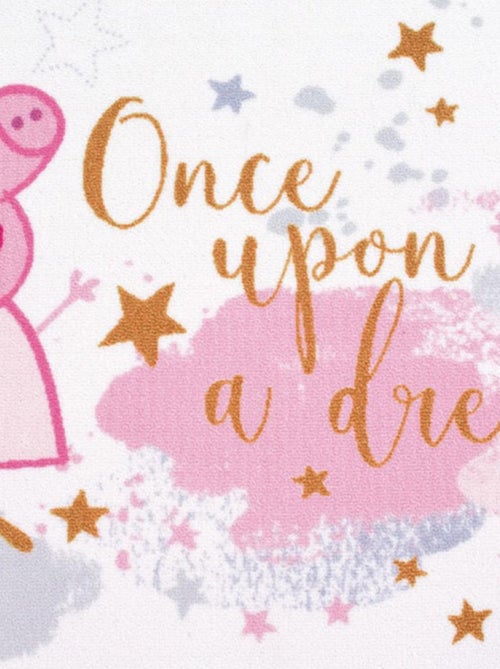 Tapis Peppa pig rose - 80x120 cm - Kiabi