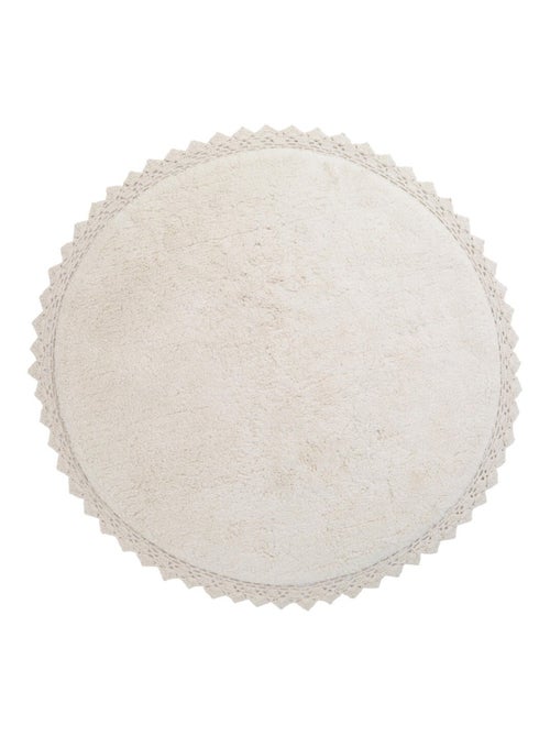 Tapis Perla Ecru en Coton - Kiabi