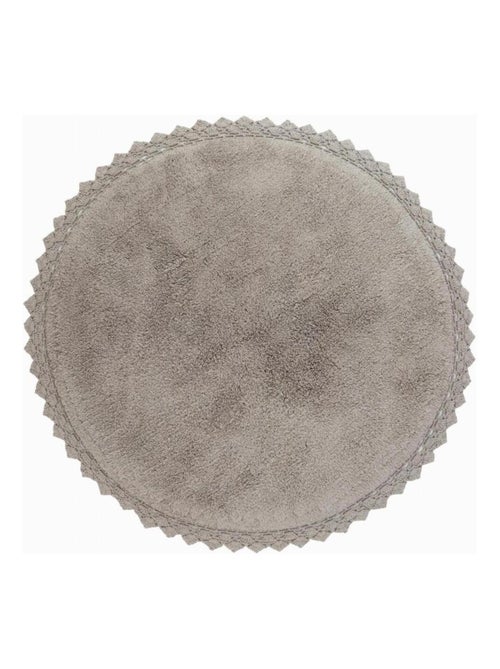 Tapis Perla Grey en Coton - Kiabi