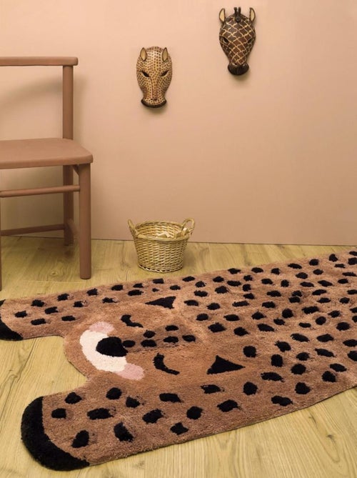 Tapis Petit Guépard en Coton - Kiabi
