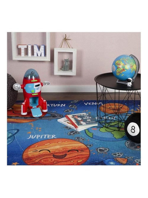 Tapis plat pour chambre d'enfant multicolore Solar - Kiabi