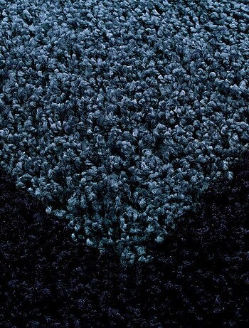 Tapis poils longs shaggy tissé motif simple BORDURE