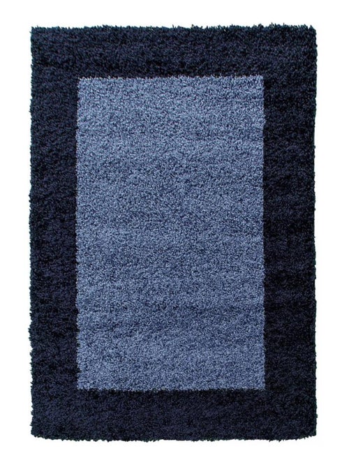 Tapis poils longs shaggy tissé motif simple BORDURE - Kiabi