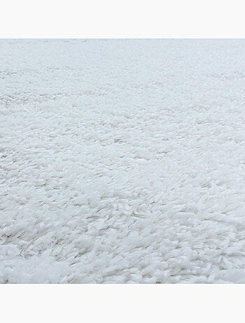 Tapis longs poils shaggy tissé motif uni UNI B