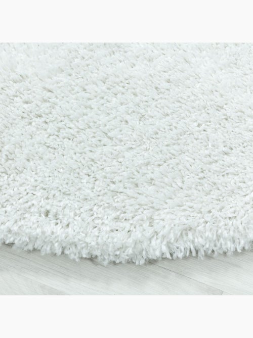 Tapis poils longs shaggy tissé motif uni UNI B - Kiabi