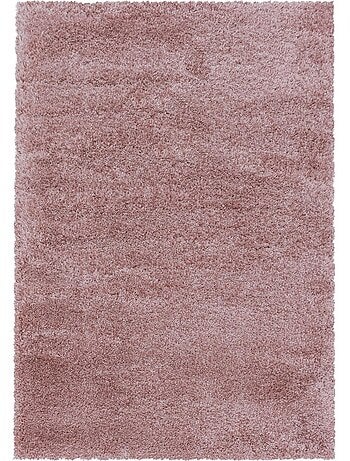 Tapis longs poils shaggy tissé motif uni UNI B