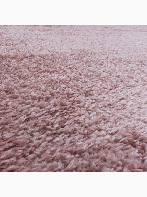 Tapis poils longs shaggy tissé motif uni uni b - Kiabi