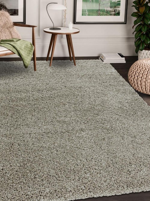 Tapis poils longs shaggy tissé motif uni UNI I - Kiabi