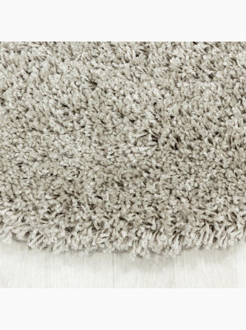 Tapis poils longs shaggy tissé motif uni UNI I - Kiabi