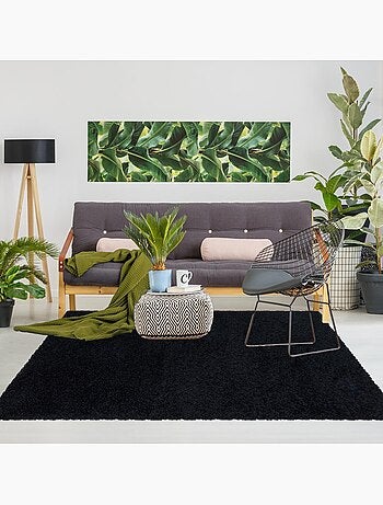 Tapis poils longs shaggy tissé motif uni UNI I