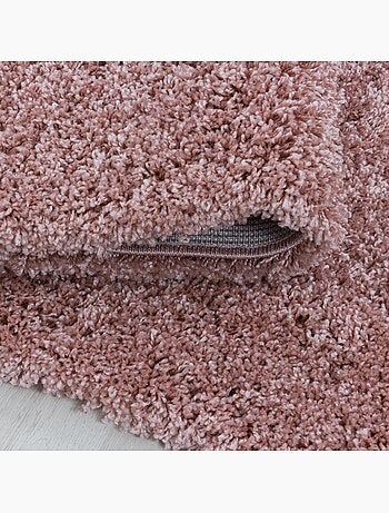 Tapis poils longs shaggy tissé motif uni UNI I