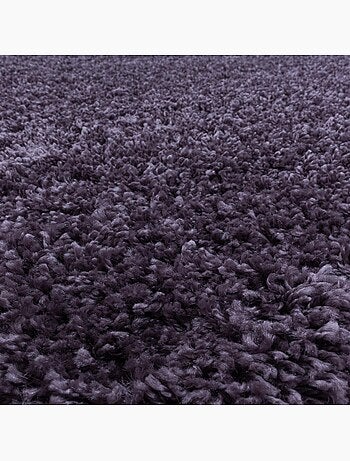 Tapis poils longs shaggy tissé motif uni UNI I