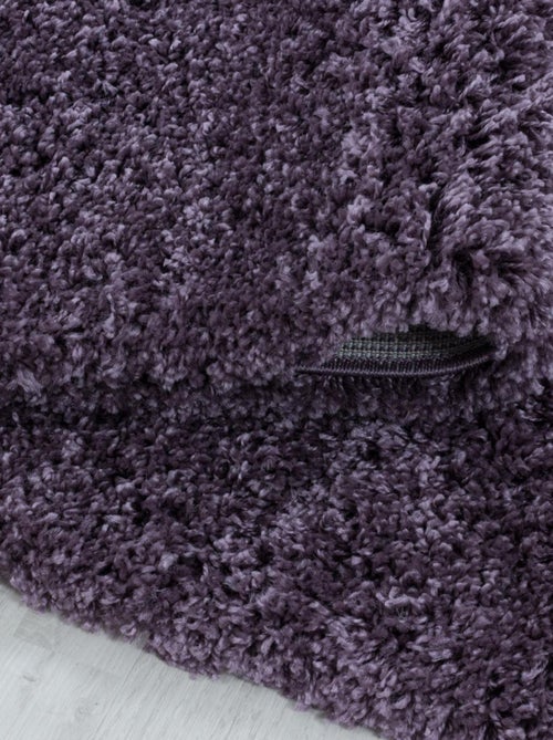 Tapis poils longs shaggy tissé motif uni UNI I - Kiabi