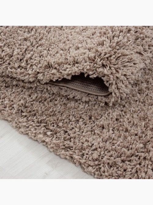 Tapis poils longs shaggy tissé motif uni UNI L - Kiabi