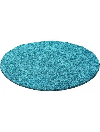 Tapis poils longs shaggy tissé motif uni UNI L