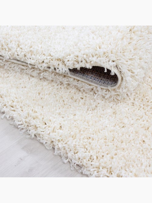 Tapis poils longs shaggy tissé motif uni UNI L - Kiabi