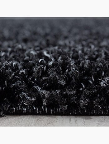 Tapis poils longs shaggy tissé motif uni UNI L