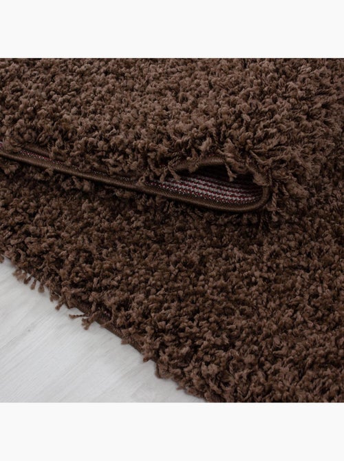 Tapis poils longs shaggy tissé motif uni UNI L - Kiabi