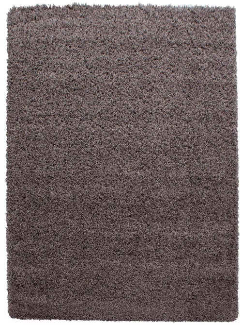 Tapis poils longs shaggy tissé motif uni UNI L - Kiabi