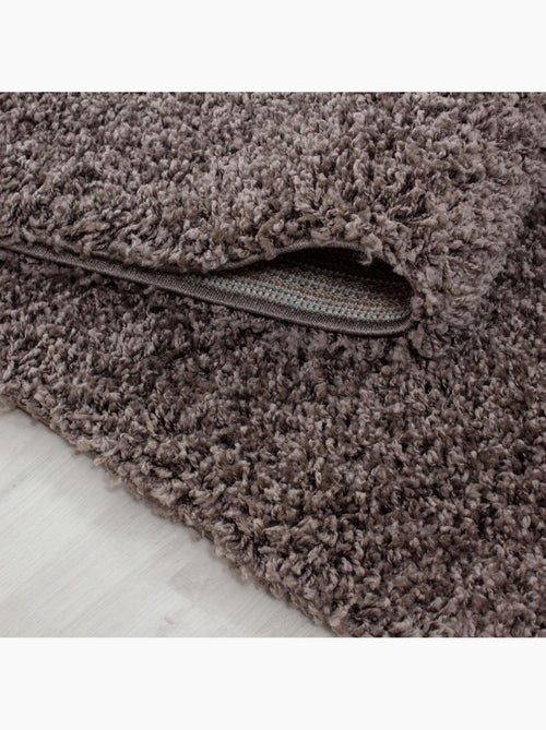 Tapis poils longs shaggy tissé motif uni UNI L - Kiabi