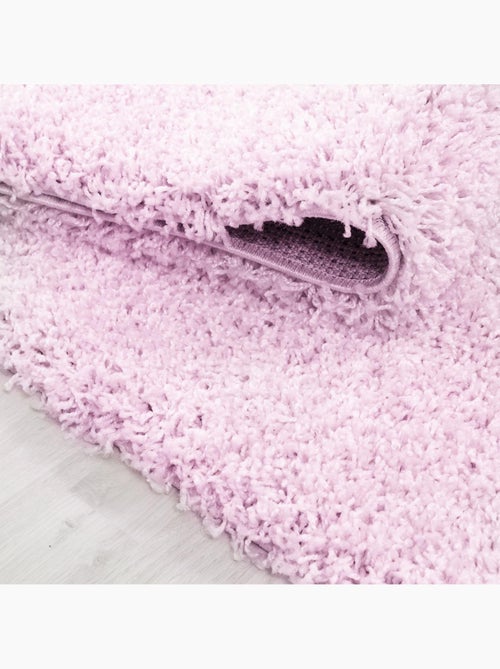 Tapis poils longs shaggy tissé motif uni UNI L - Kiabi