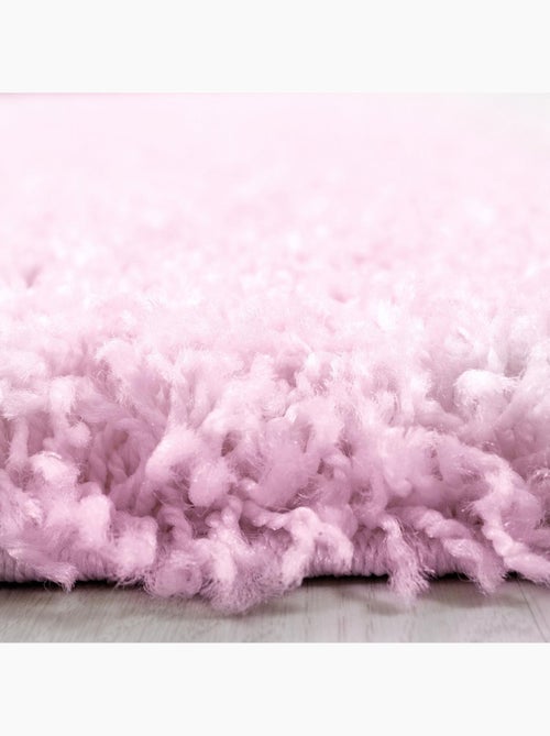 Tapis poils longs shaggy tissé motif uni UNI L - Kiabi
