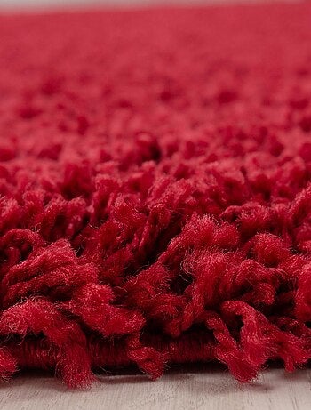 Tapis poils longs shaggy tissé motif uni UNI L