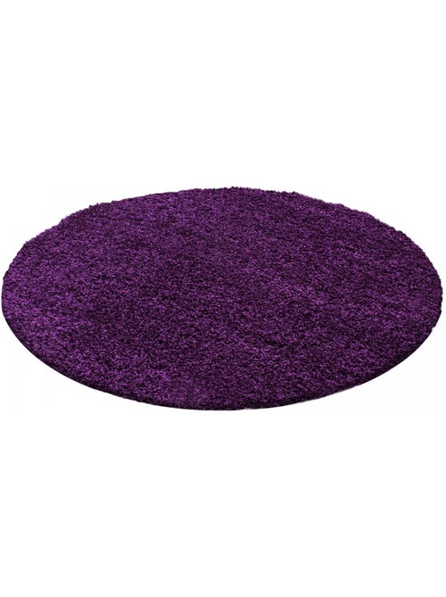 Tapis poils longs shaggy tissé motif uni UNI L - Kiabi