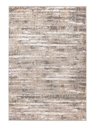 Tapis poils ras effet 3D moderne rayé Sweety