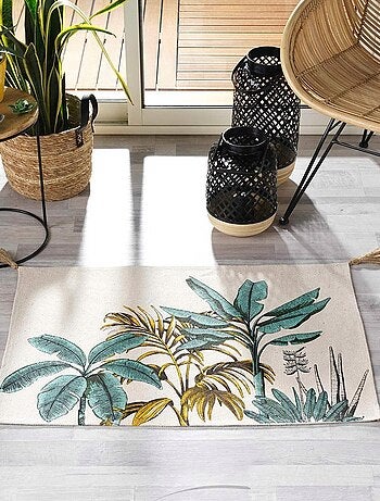Tapis pompons 60x90 cm Balinesia polycoton