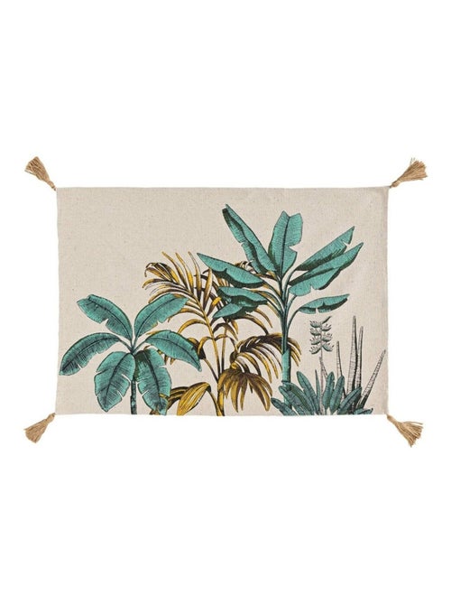 Tapis pompons 60x90 cm Balinesia polycoton - Kiabi