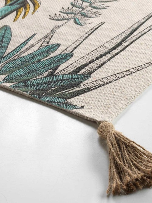 Tapis pompons 60x90 cm Balinesia polycoton - Kiabi