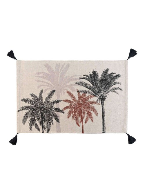 Tapis pompons 60x90 cm Kenya Lodge - Kiabi